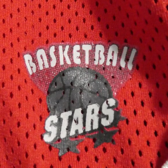 ATHLETIC WORKS | Boys 6X | Red Basketball Shorts | Basketball Stars - Picture 9 of 15